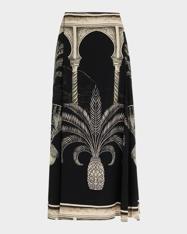 Poems Of The Sea Ankle Skirt